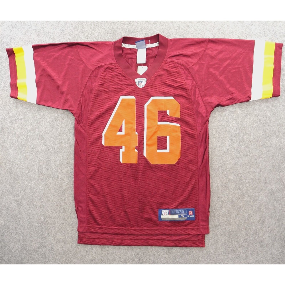 NFL Jersey Football Mens Small Red Reebok On Field 45 61 New